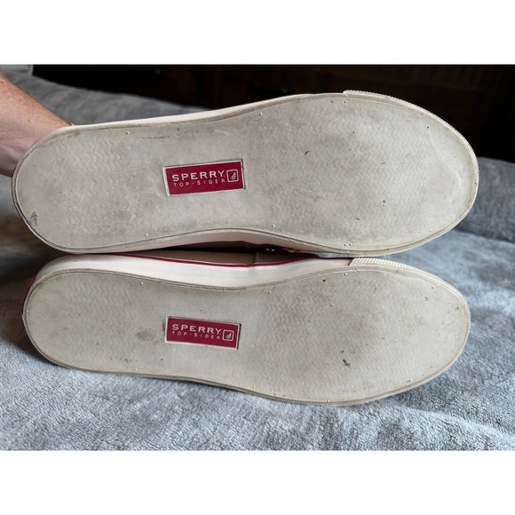 Sperry Top-Sider Women's Size 8.5M Suede Leather Ankle Boots Red Laces - Picture 6 of 9